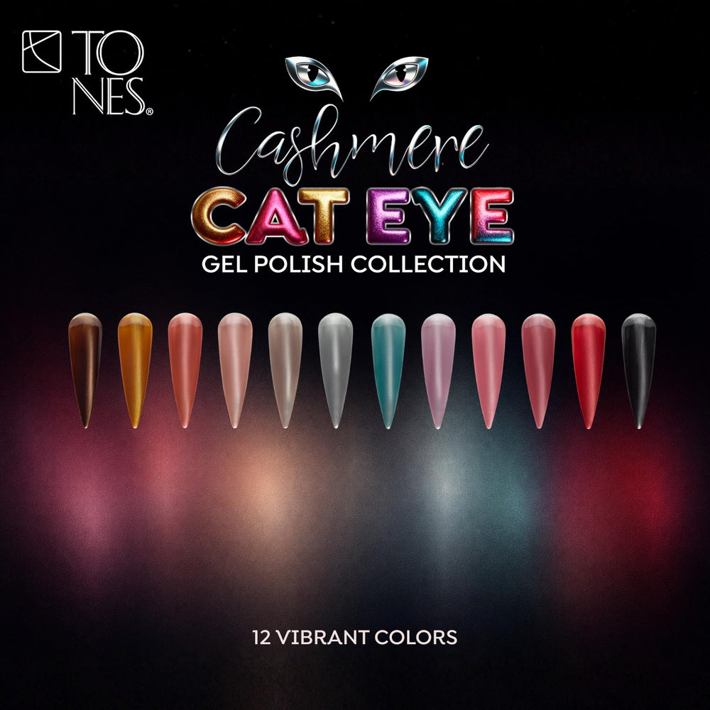 TONES Cat Eye polish application brush for precise at-home use.