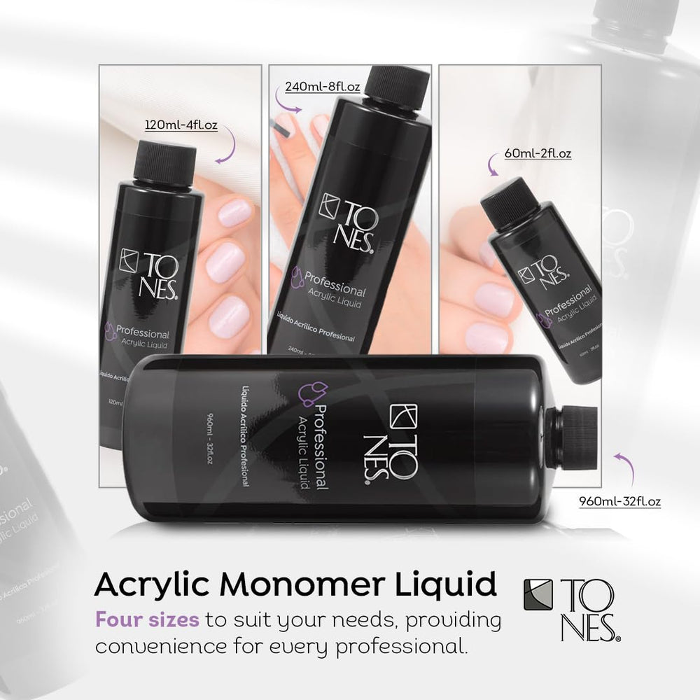 TONES Watermelon Scented EMA Monomer reduces acrylic odor while providing pleasant spa-like ambience.