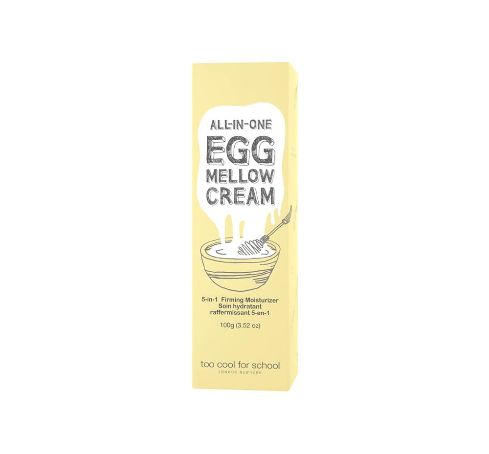 Too Cool For School Egg Mellow Cream ingredient spotlight: egg yolk extract nourishes skin.
