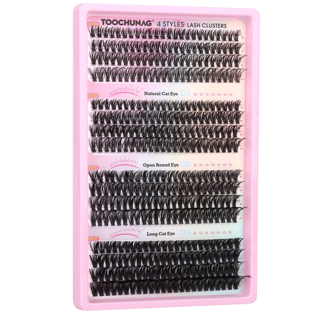 TOOCHUNAG at home lash application scene, easy DIY lash upgrade