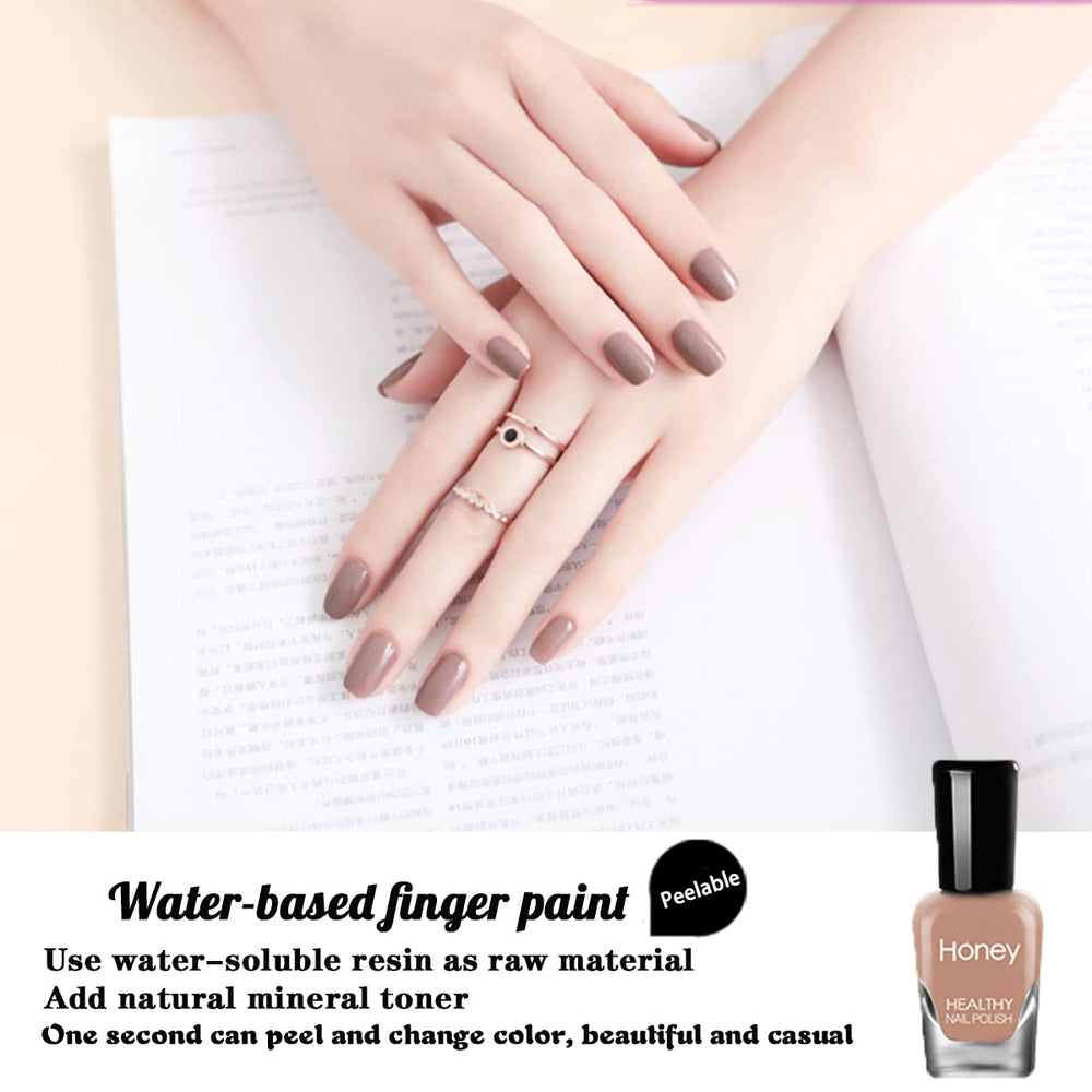 Tophany base coat and color layers showing even coverage