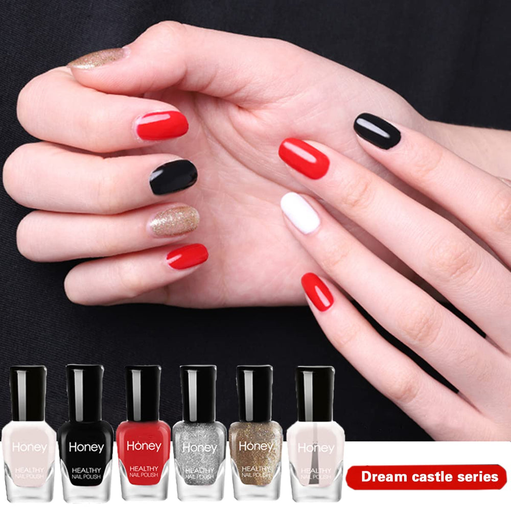 Tophany fast-drying polish ideal for busy mornings and events.
