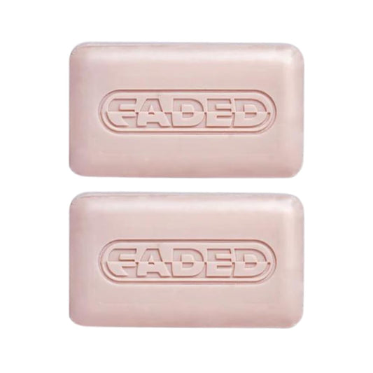 Topicals Faded cleansing bar packaging shows vegan, fragrance-free formula for sensitive skin.