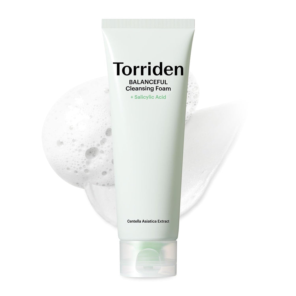 Torriden Balanceful Foam front bottle for easy daily cleansing.