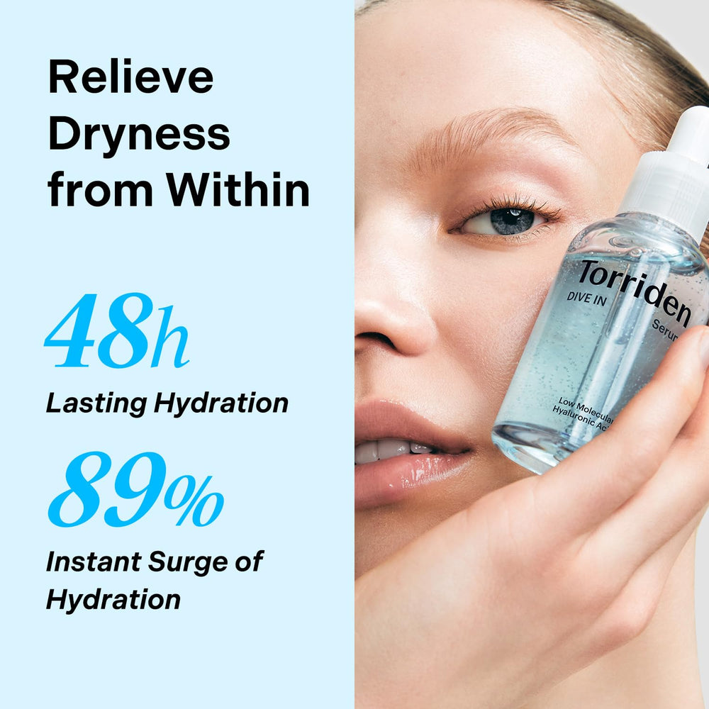 Torriden DIVE IN serum dropper detail for precise dosing.
