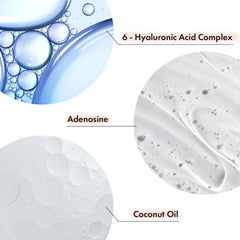 TOSOWOONG Glutathione Serum texture close-up shows smooth, hydrating consistency.