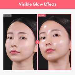 TOSOWOONG Real Collagen Peel-Off Mask forms a clear film on skin.