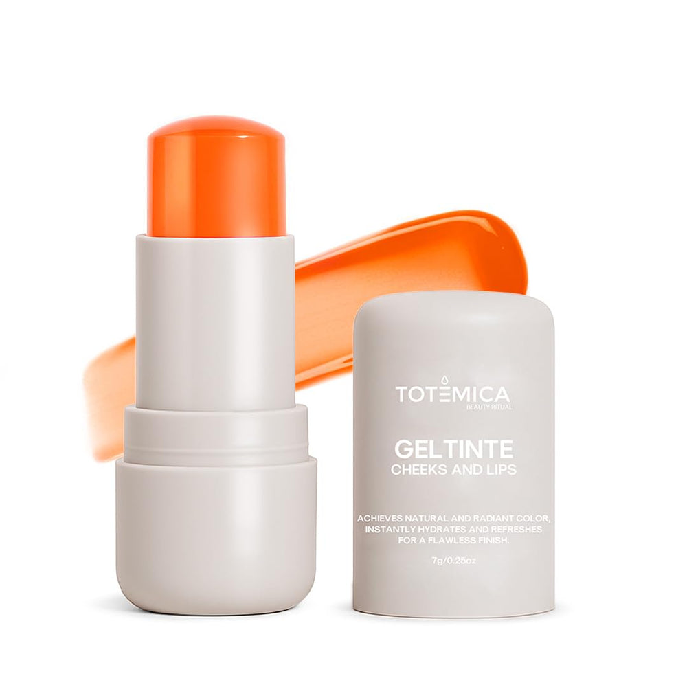 TOTEMICA Cooling Water Jelly Tint on lips shows a smooth glide and dewy color