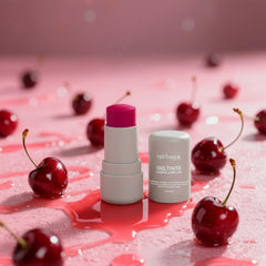 Totemica jelly tint swatch shows vibrant Intense Purple pigment.