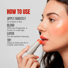 TOTEMICA Cooling Water Jelly Tint shows lightweight, hydrating wear