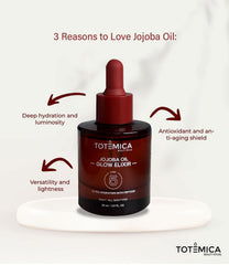 TOTEMICA amber glass bottle packaging conveys premium vegan skincare.