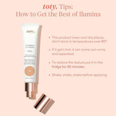 Toty Lumina CC Cream shade match on skin during wear test.