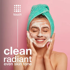 Visible pores and smoother texture after TOUCH cleanse
