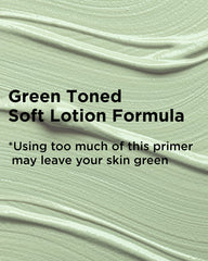 Touch In Sol redness correcting base primer before-after shows color correction on redness.