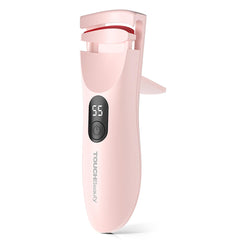 TOUCHBeauty heated eyelash curler with LED display for precise temperature control and long-lasting curls.