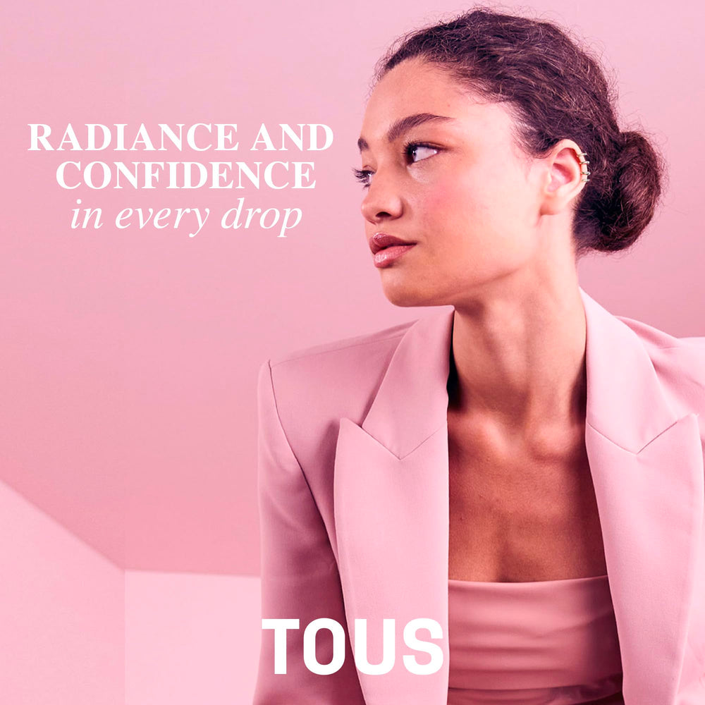 TOUS perfume bottle opens with bergamot for a fresh, sparkling start
