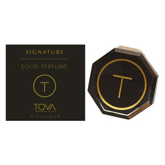 TOVA Signature Solid Perfume Compact close-up, sleek on-the-go fragrance for instant scent touch-ups.
