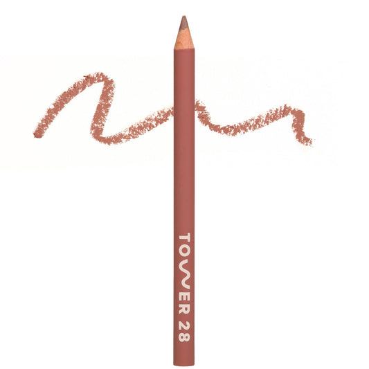 Tower 28 OneLiner lip outline for precise definition and clean edges.