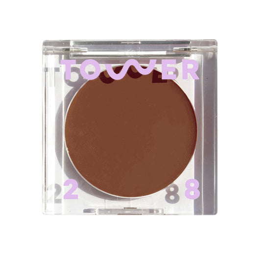 Tower 28 Sculptino Cream Contour Hammer swirl for natural cheek definition.