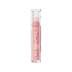 Tower 28 ShineOn Lip Jelly milky rosy pink hydrated look and glossy finish