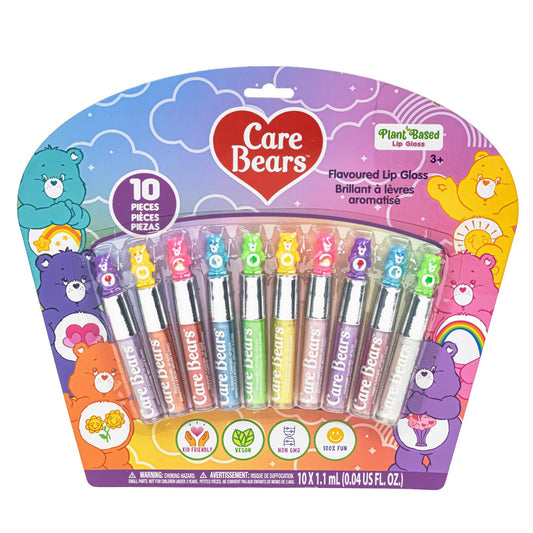 Townley Girl Care Bears lip gloss set packaging ideal for kids' parties