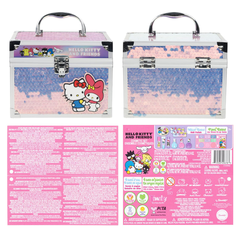 Townley Girl nail file included for easy grooming.