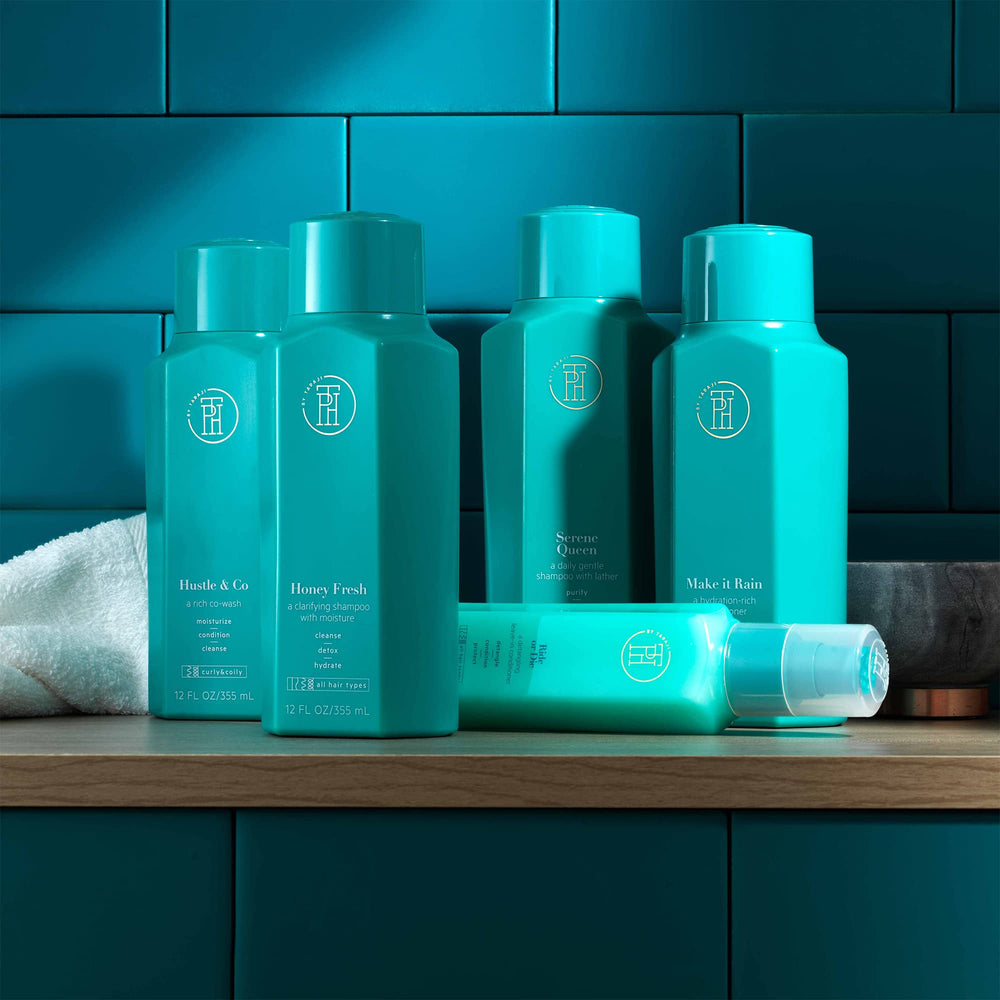 TPH by Taraji Hustle & Co Hydrating Co-Wash for curly hair texture routine