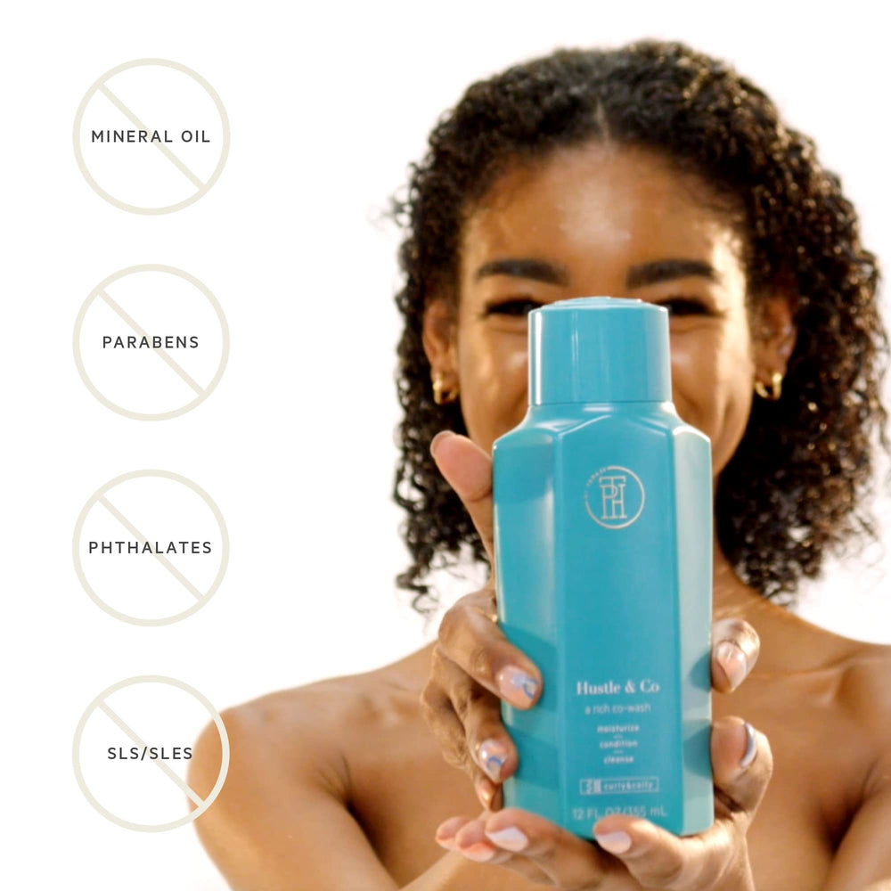 TPH by Taraji Hustle & Co Hydrating Co-Wash sulfate-free cleanse for hair