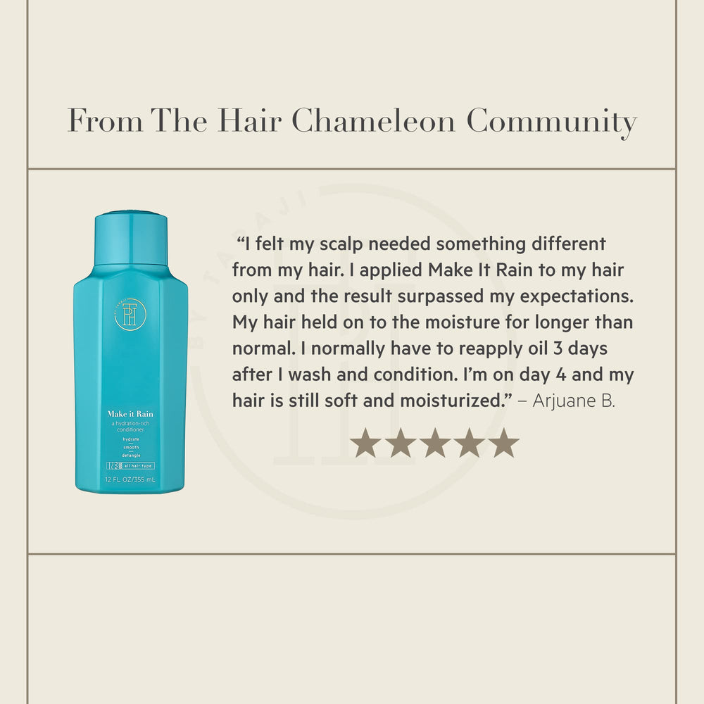 Hair section after using conditioner showing smoothness and detangling ease