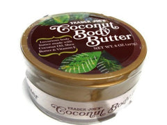 Trader Joe's Coconut Body Butter pack of 5 8oz jars for smooth skin.