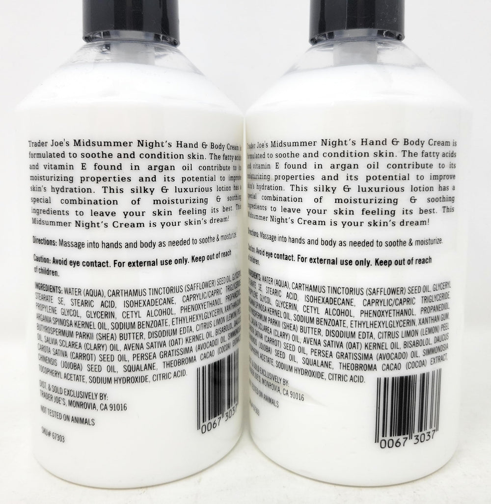 Trader Joe's Midsummer Nights Cream texture showing silky, smooth skin possibility.