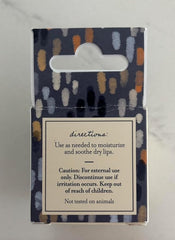 Trader Joe's Vanilla Lip Mask texture swatch highlights rich moisture.