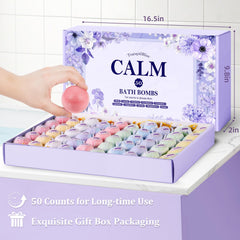 TranquilBliss bathbombs in sealed packaging preserving freshness for quick prep.