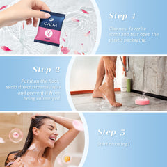 TranquilBliss steam releasing aroma fills bathroom ambience