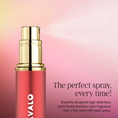 Travalo LUX lightweight metal shell offers durable, refillable convenience while traveling.