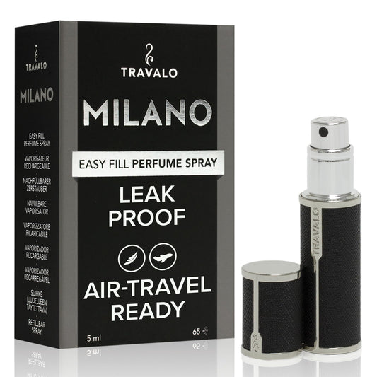Travalo Milano leak-proof airtight design keeps liquids secure in travel.