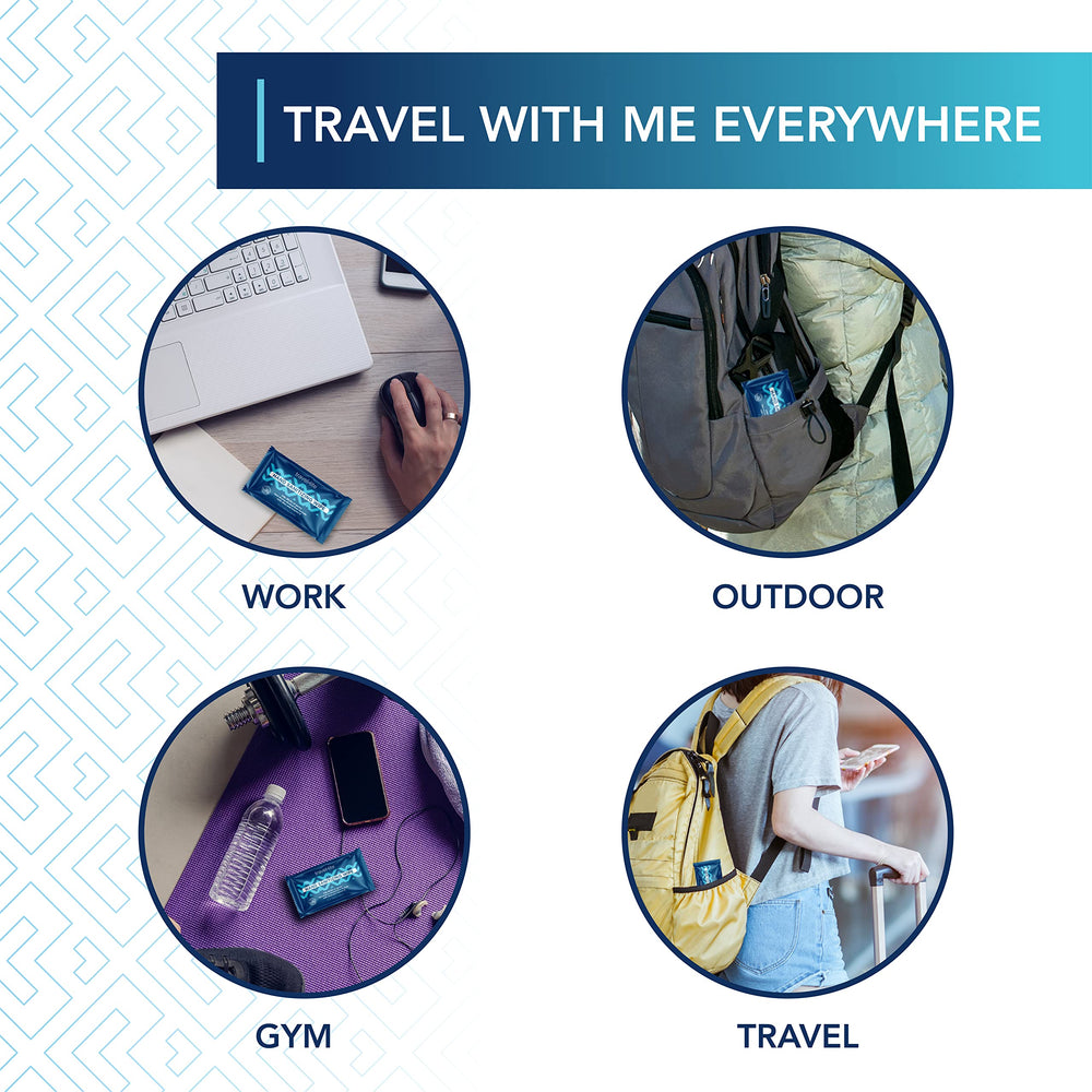 Travel Lite fresh-scent wipes are suitable for adults and kids during outings.