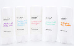 Travel Well hotel amenities kit exudes a premium guest experience in vacation rentals