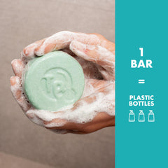 Tree Bottle conditioner bar helps detangle and leave hair soft.
