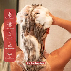 Tree Bottle Tomato Extract ingredient highlight signals natural nourishment for healthier-looking hair.