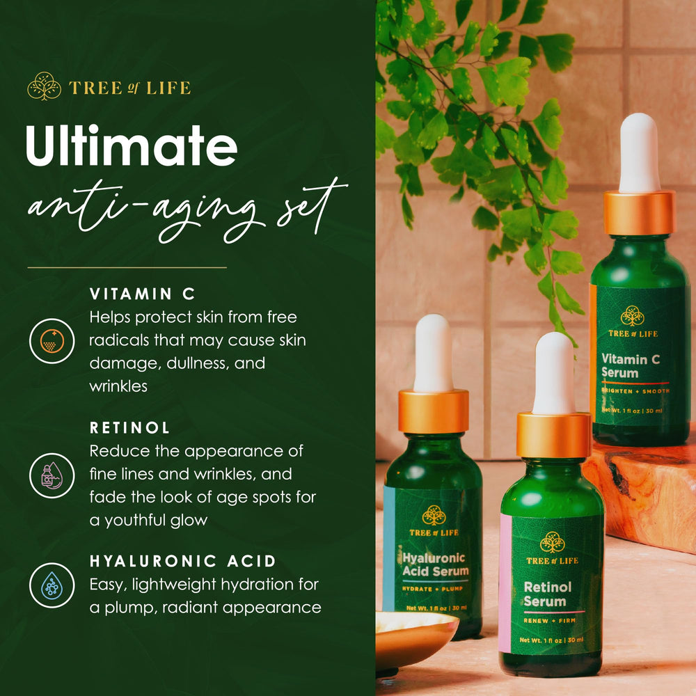 Tree of Life Dry sensitive-skin friendly trio cares for calm, hydrated skin.