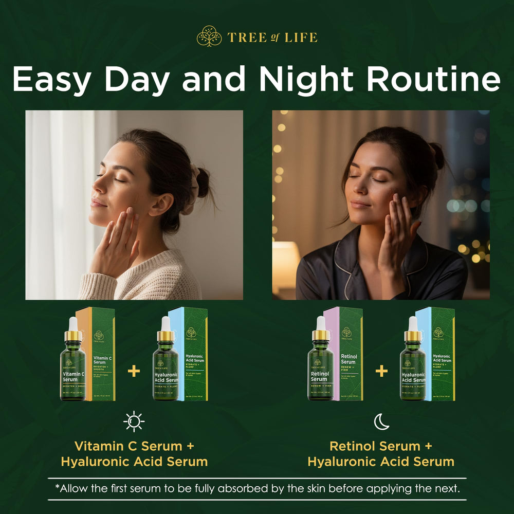 Tree of Life Hyaluronic acid serum delivers deep hydration and a plump feel.