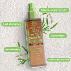Tree of Life Beauty fermented rice essence nourishes scalp and hair.
