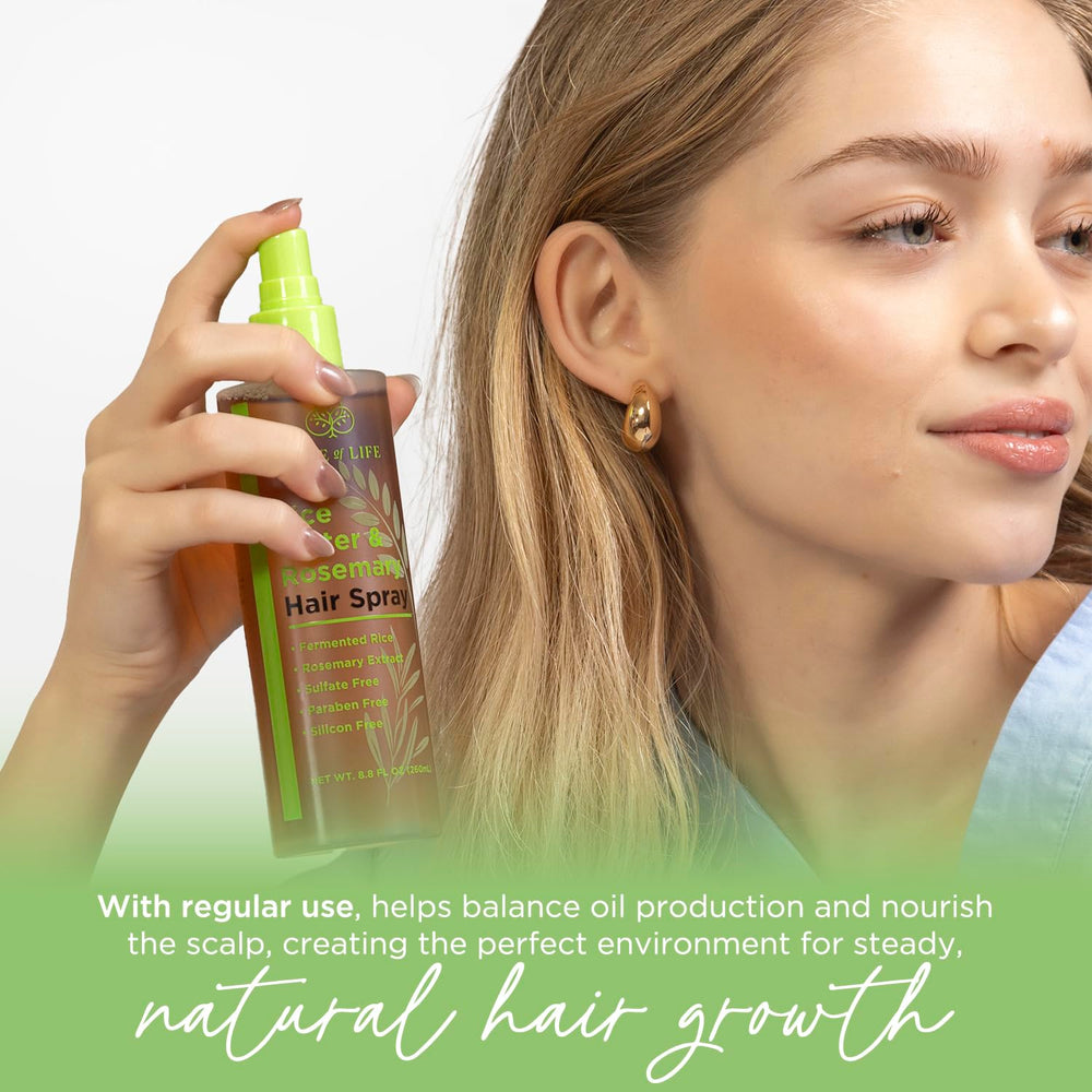 Tree of Life Beauty hair growth spray for daily use suitable for all.