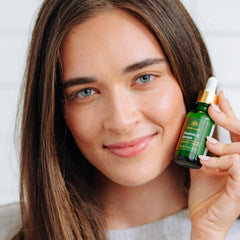 Tree of Life Beauty Retinol Serum bottle targets fine lines and dullness.