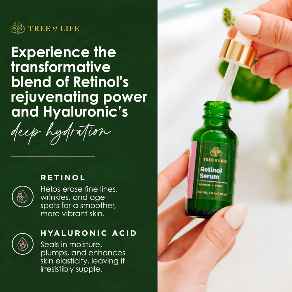 Packaging label highlights hyaluronic acid as a key ingredient.