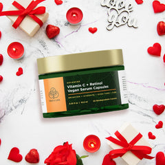 Tree of Life Vitamin C & Retinol Serum Capsules open pack demonstrates easy daily use.