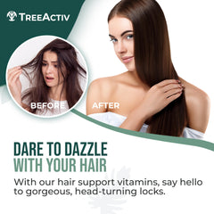 TreeActiv Hair Savior lifestyle shot suggesting healthier-looking hair