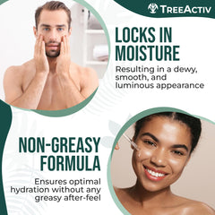 TreeActiv Hyaluronic Serum pump bottle ready for daily use.