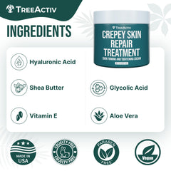 Packaging of TreeActiv shea butter rich formula for skincare routine
